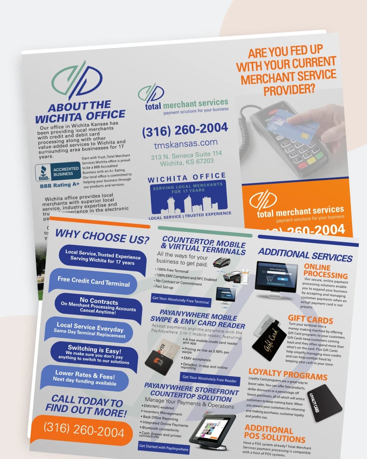 Business cards, brochures & mailers